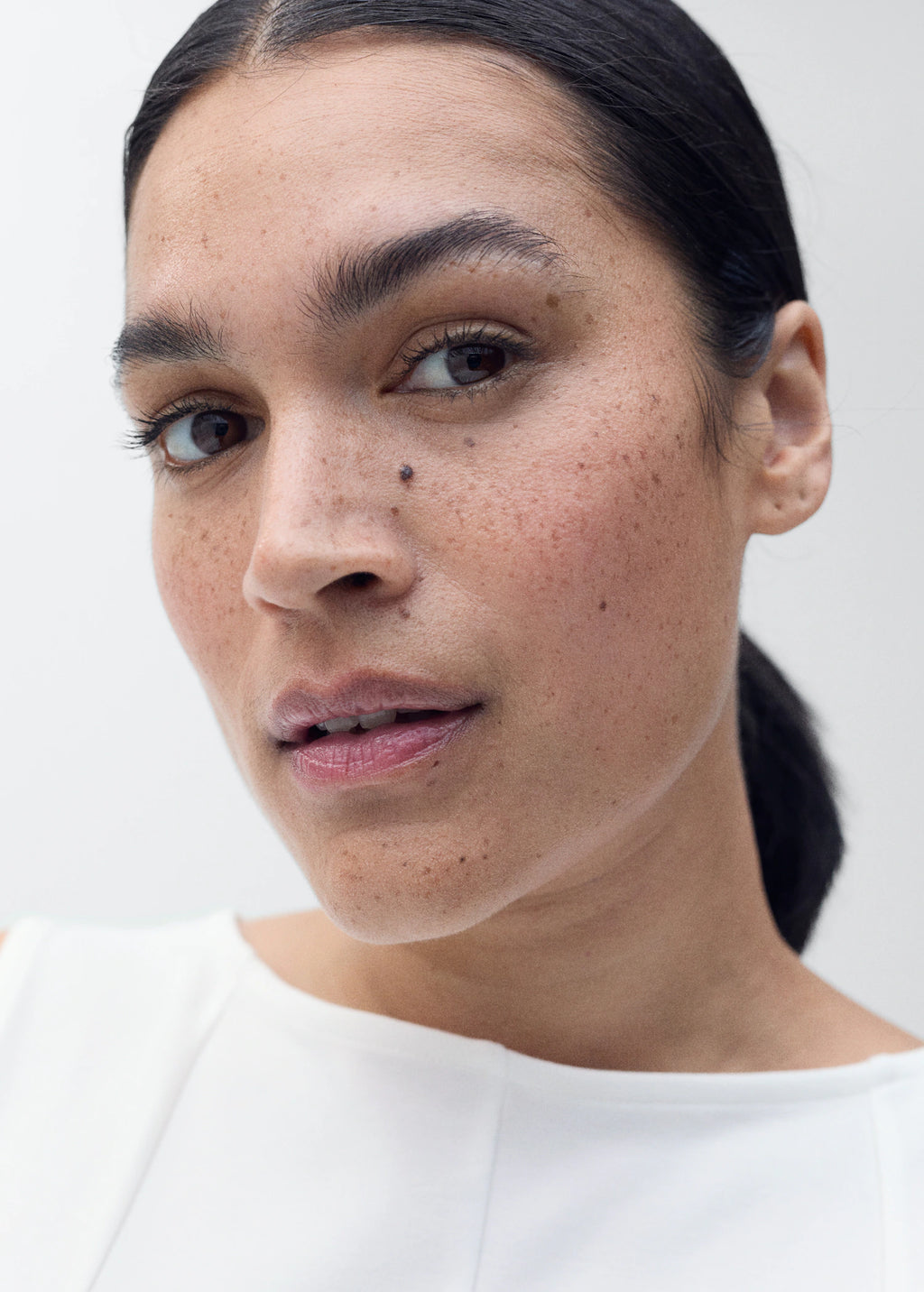 Peplum Top With Seam Detail