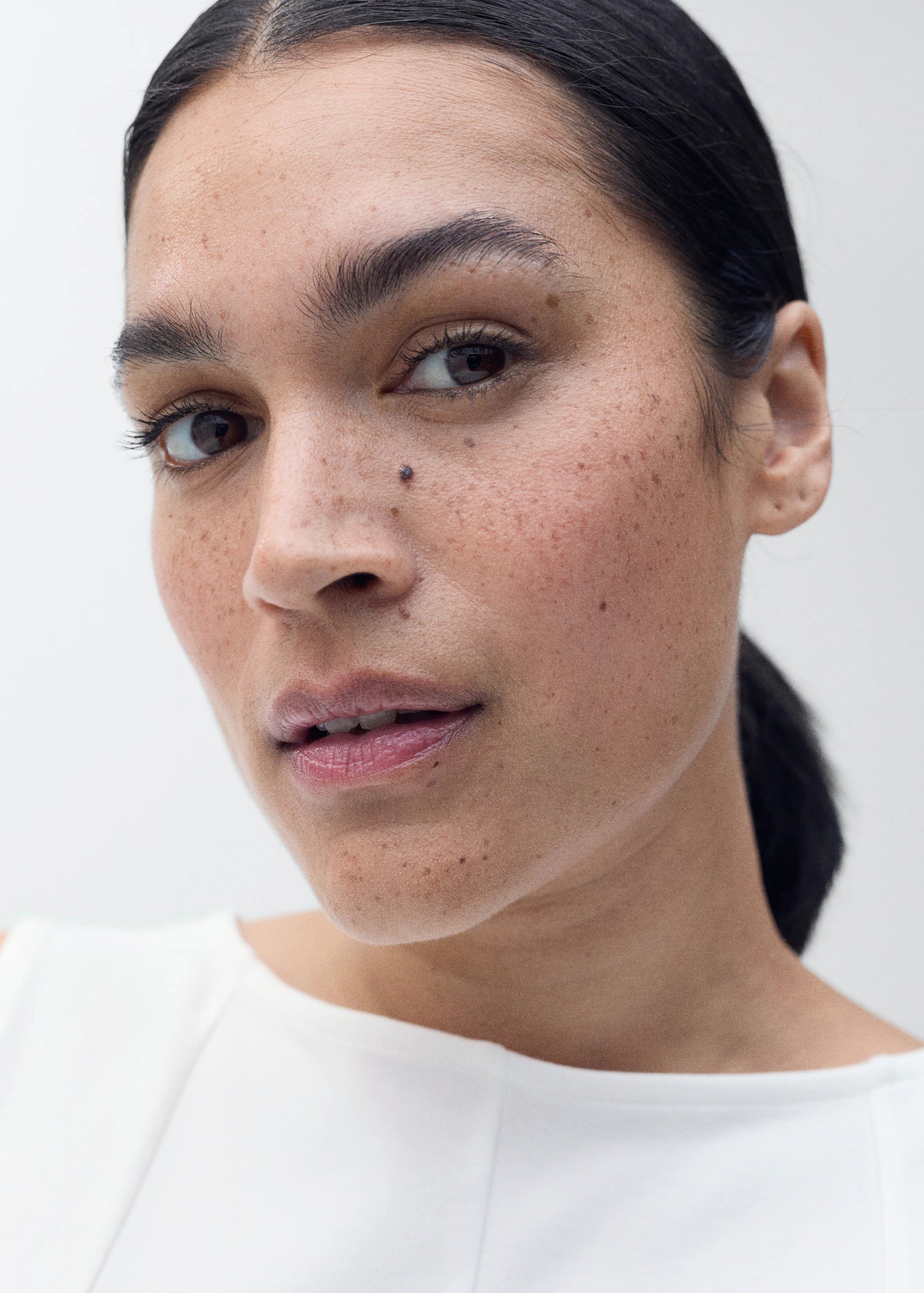 Peplum Top With Seam Detail