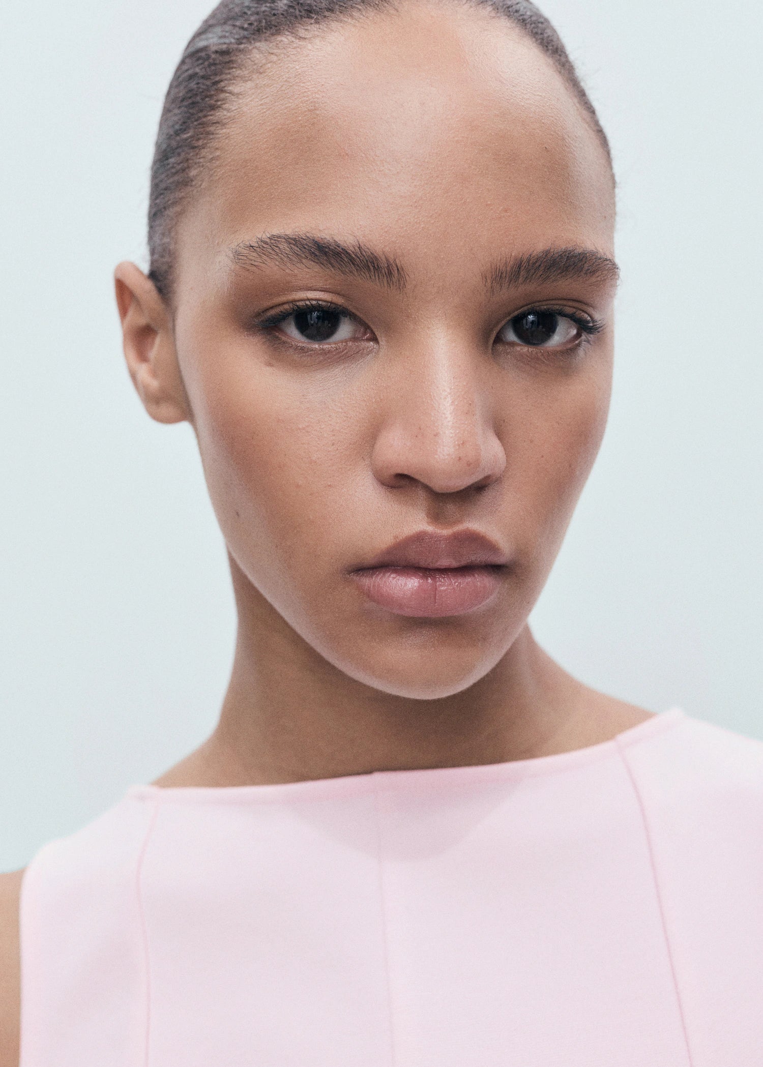 Peplum Top With Seam Detail