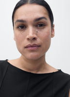 Peplum Top With Seam Detail