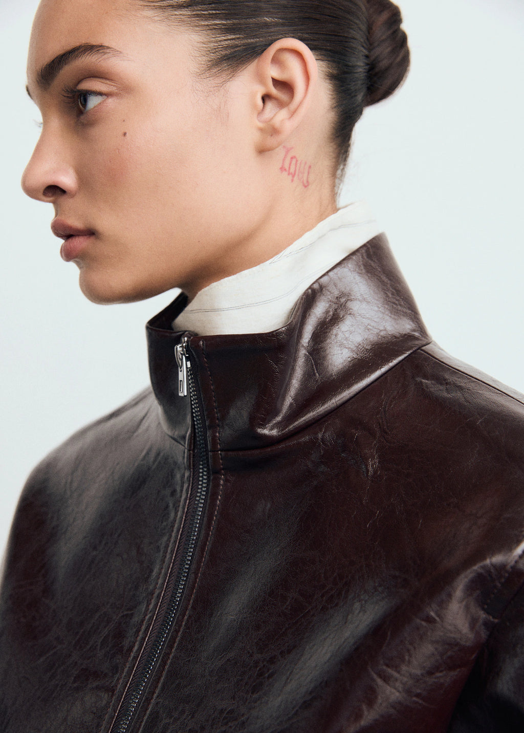 Perkins Collar Texture Jacket