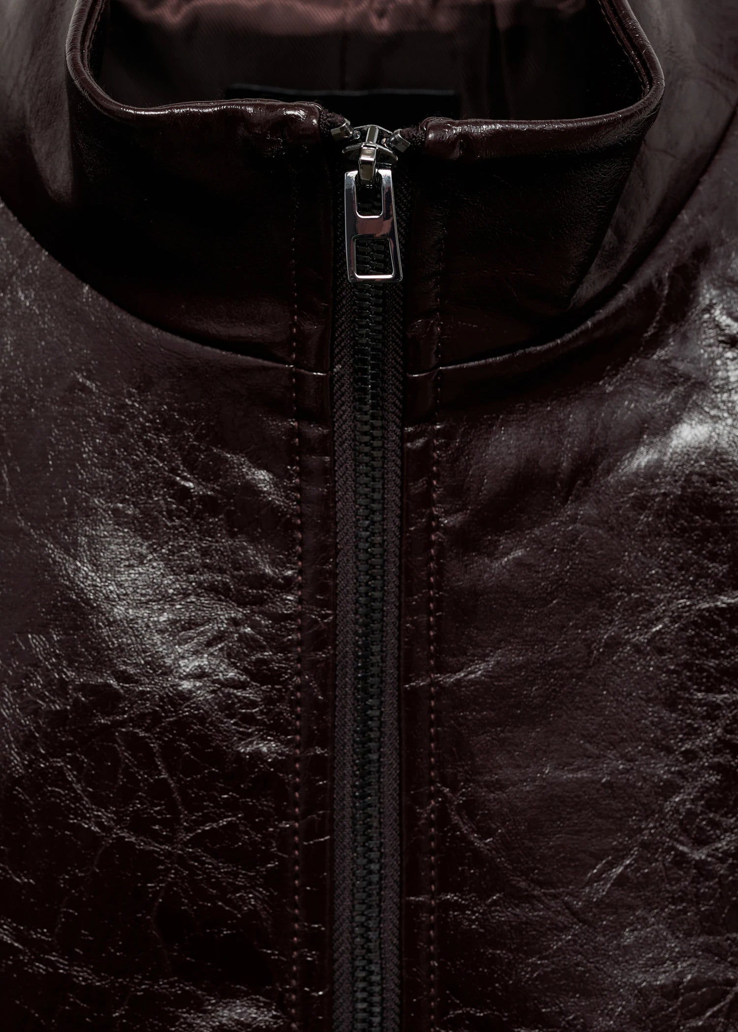 Perkins Collar Texture Jacket