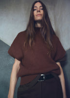 Perkins Neck Short Sleeved Sweater