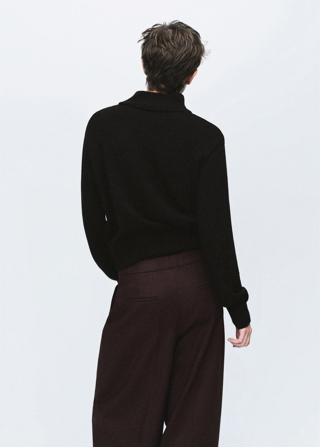 Perkins Neck Sweater With Button