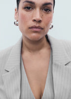 Pinstripe Suit Blazer