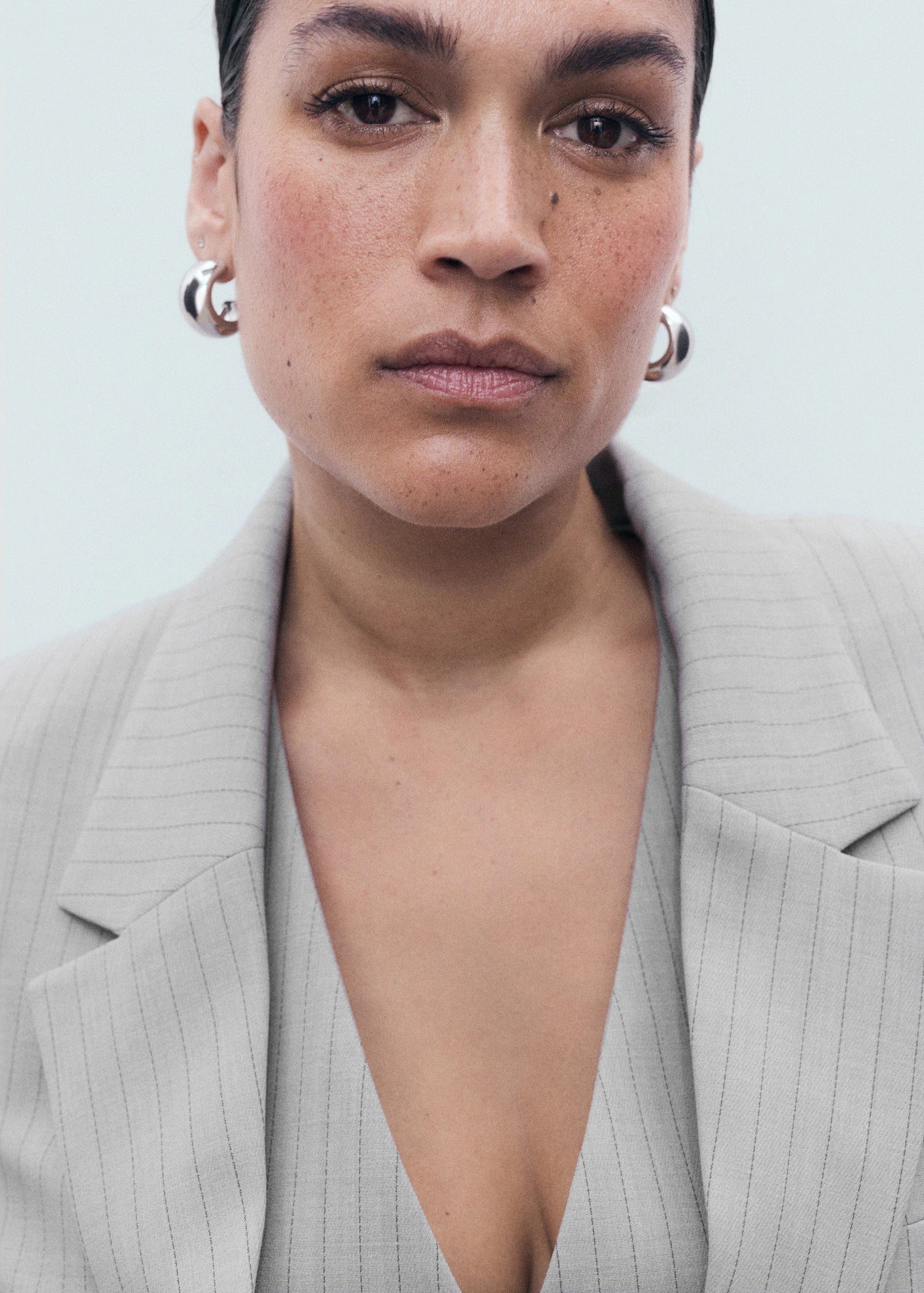 Pinstripe Suit Blazer