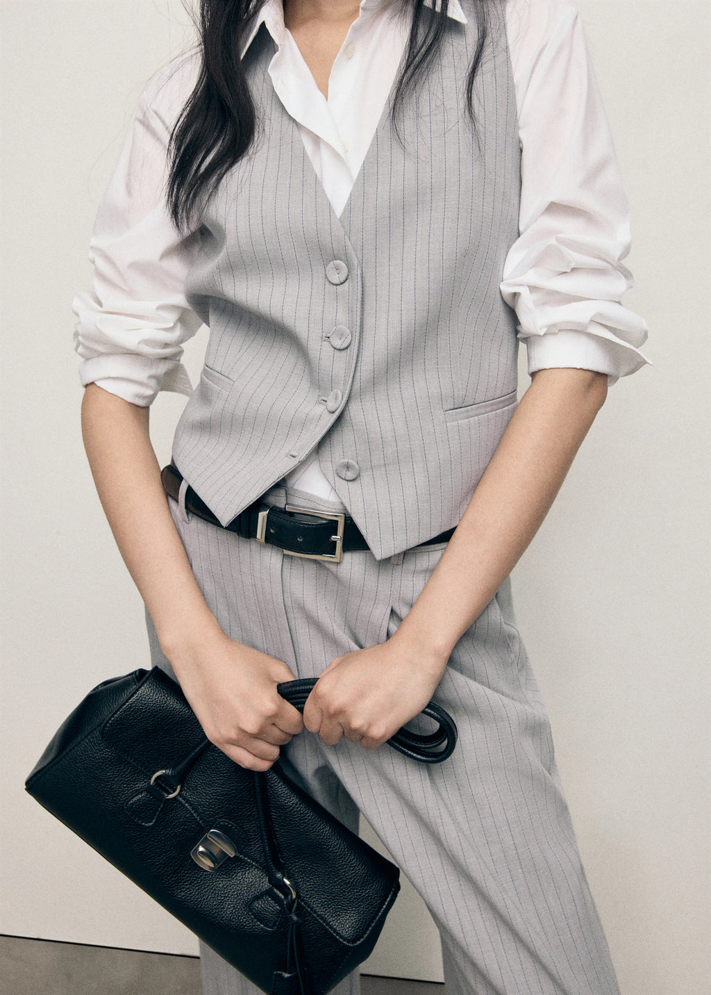 Pinstriped Suit Waistcoat