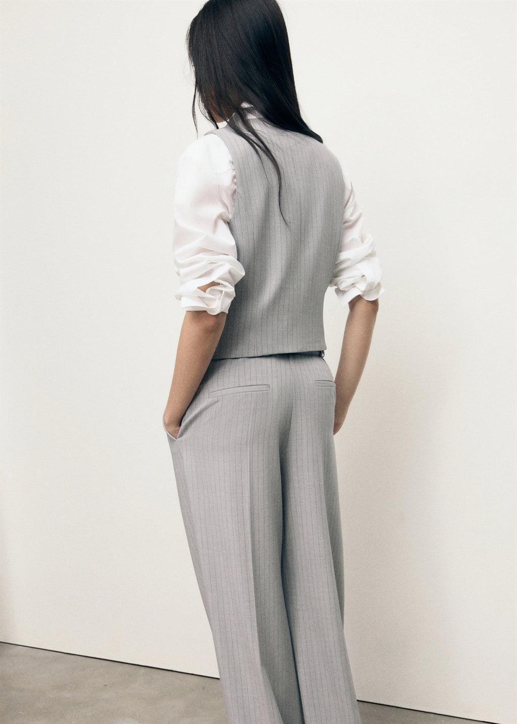 Pinstriped Suit Waistcoat