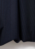 Pinstriped Top With Balloon Effect