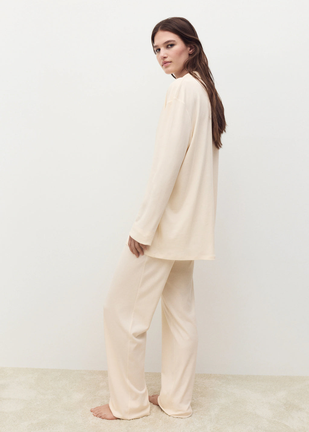 Plain Cotton Pyjama Shirt