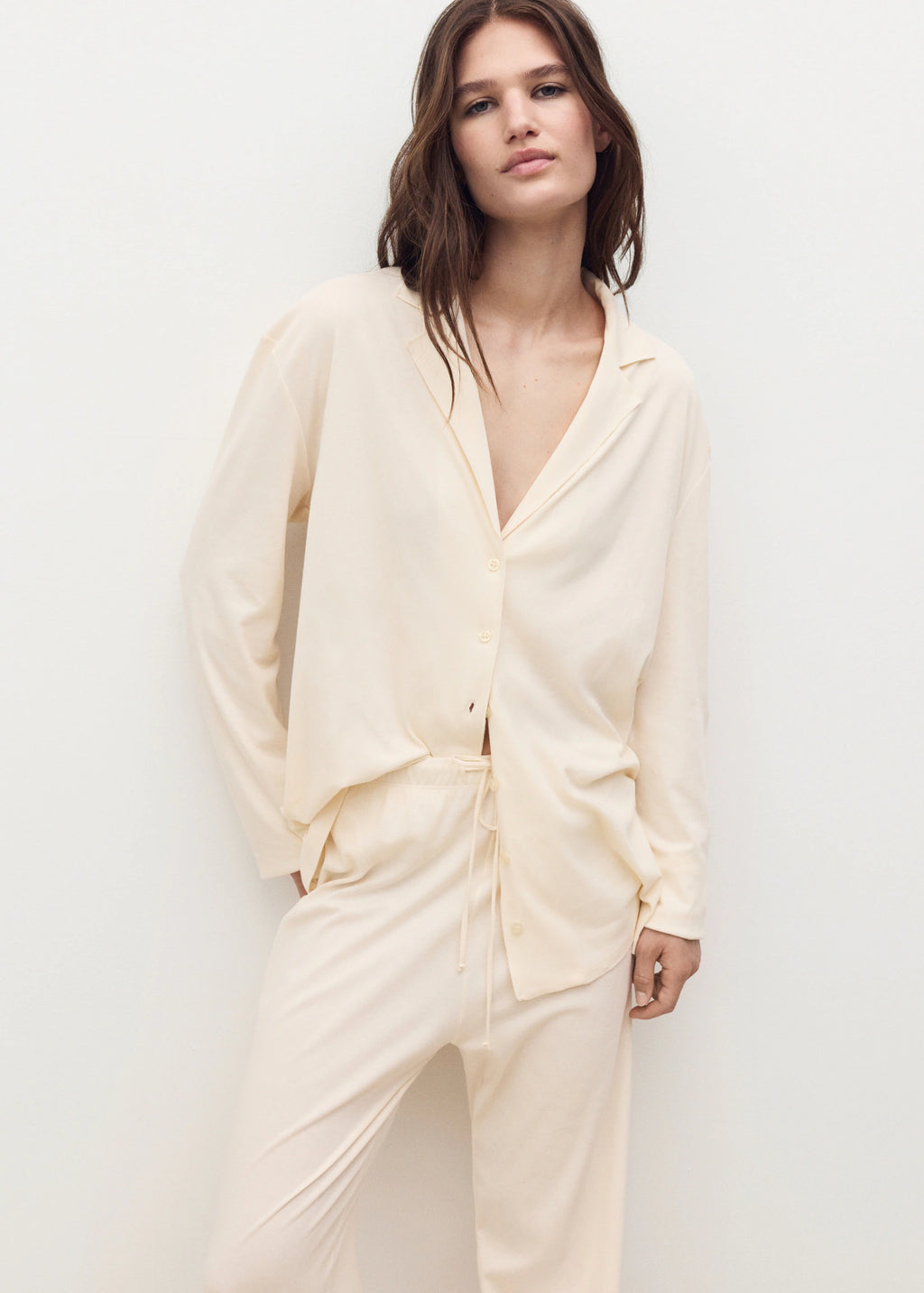 Plain Cotton Pyjama Trousers