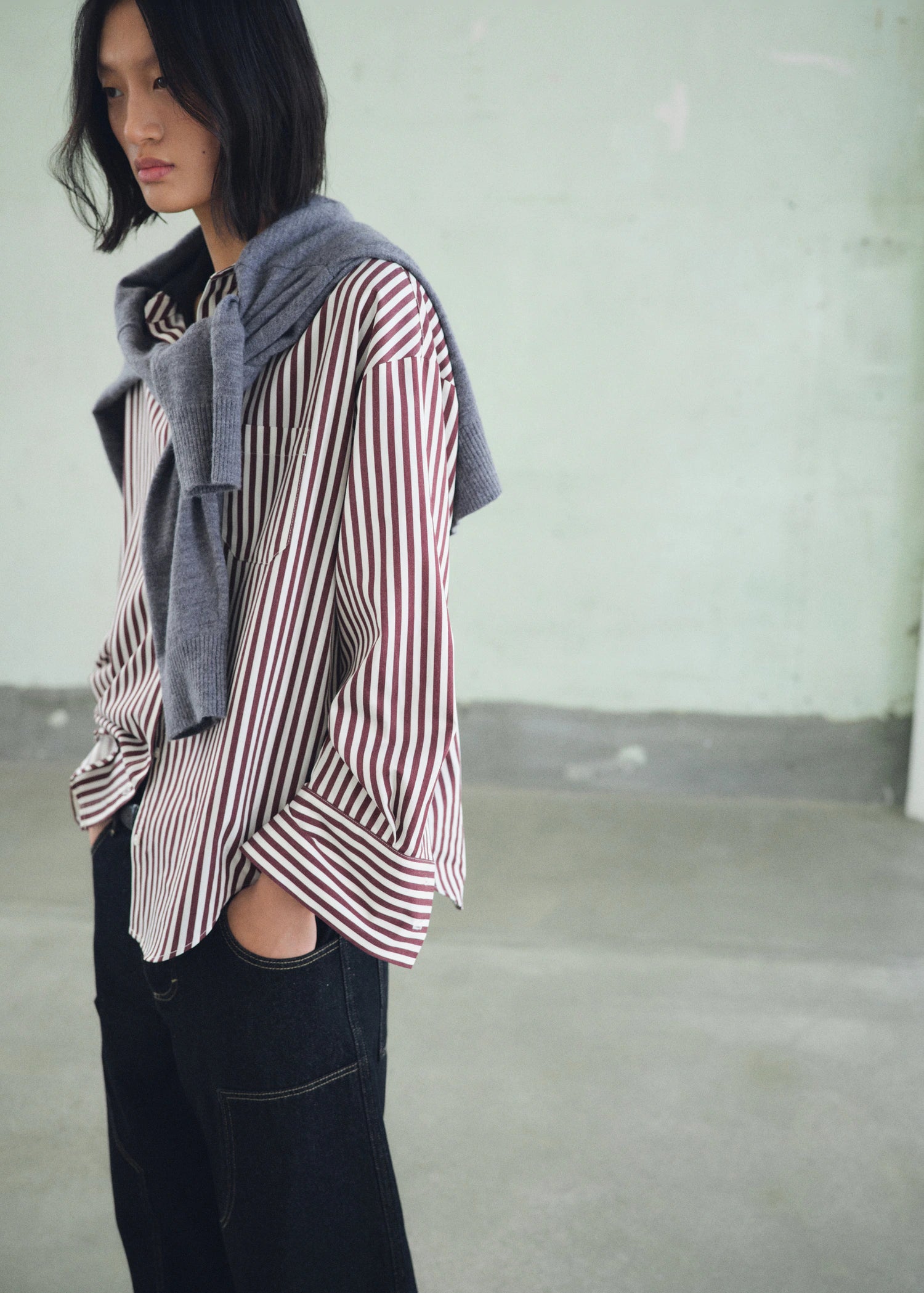 Pocket Striped Shirt