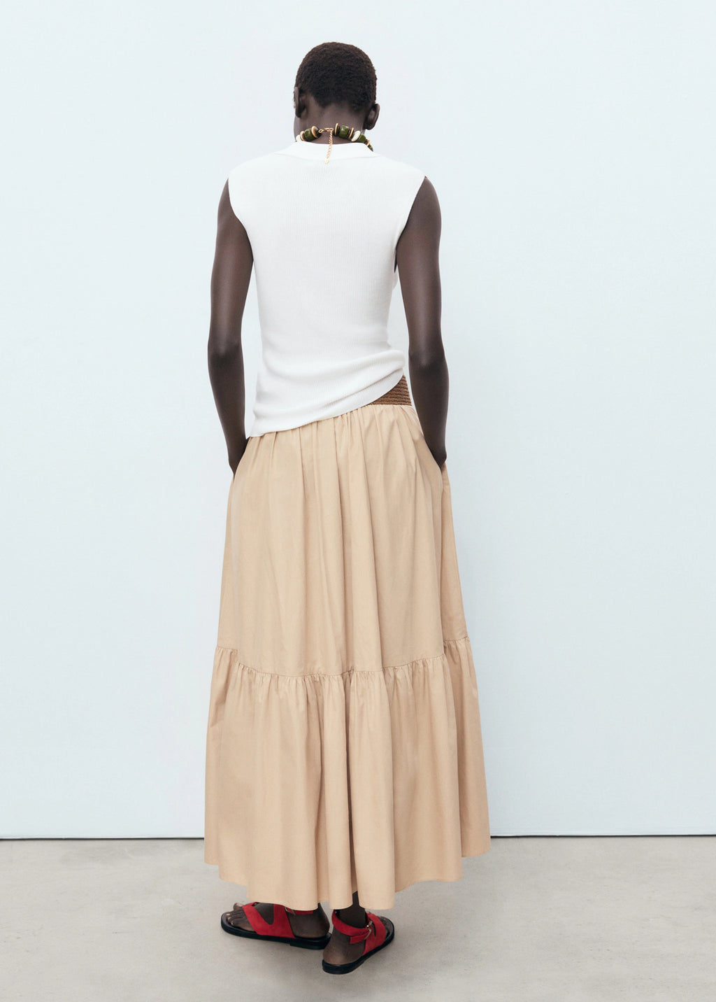 Polo Neck Knitted Top