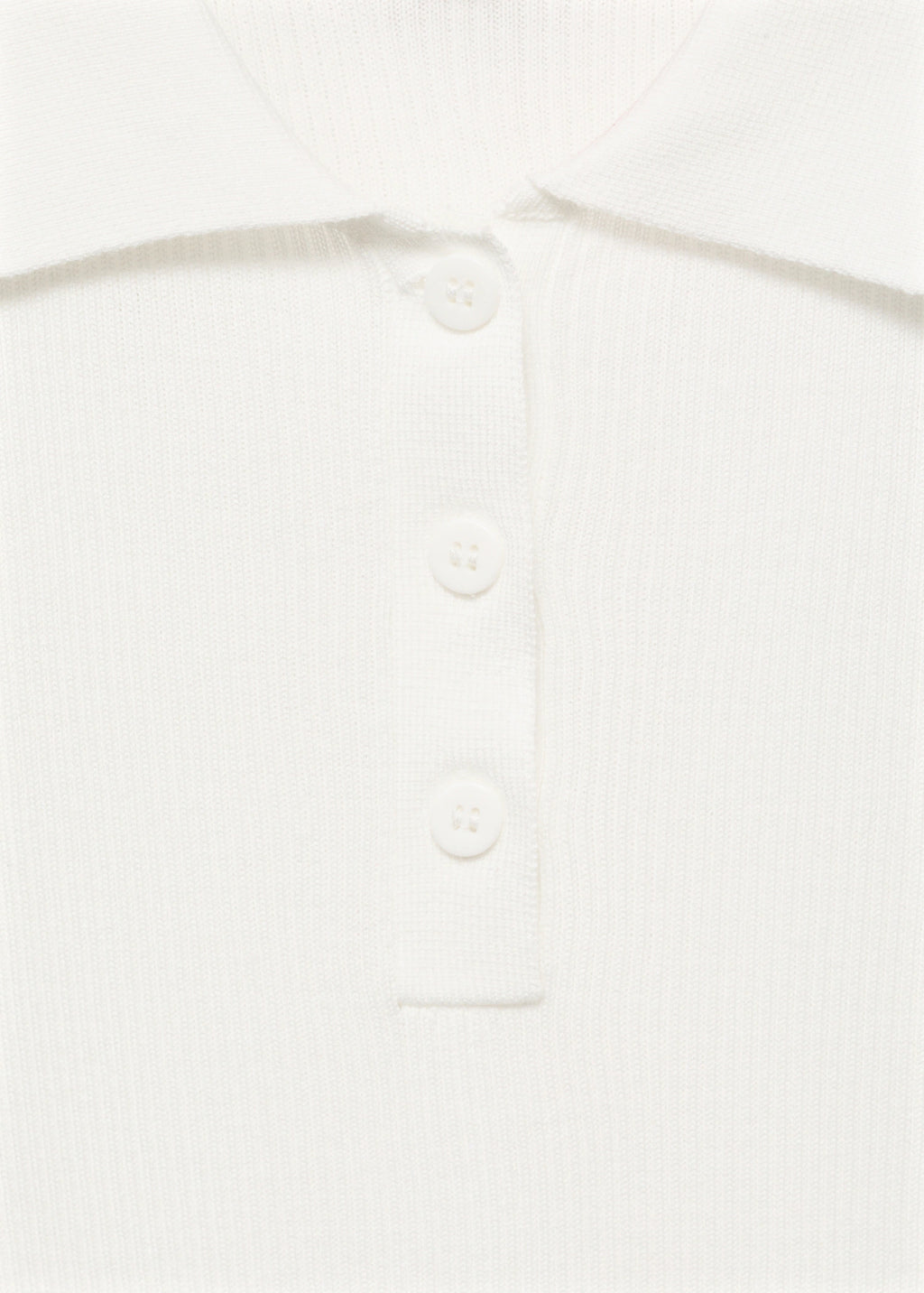 Polo Neck Knitted Top