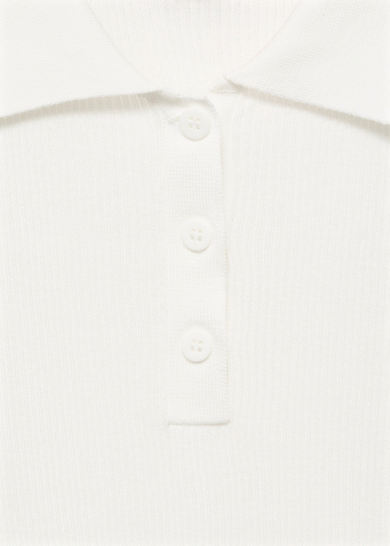 Polo Neck Knitted Top