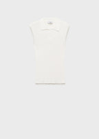 Polo Neck Knitted Top