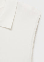 Polo Neck Knitted Top