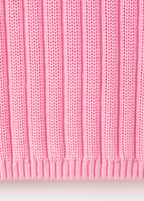 Polo Neck Ribbed Sweater