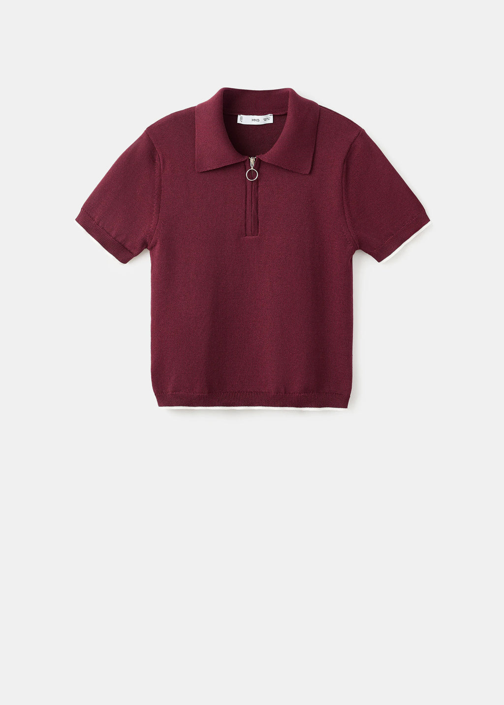 Polo Neck Sweater With Zip