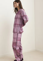 Printed Pyjama Shirt With Piping