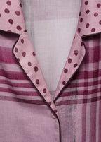 Printed Pyjama Shirt With Piping