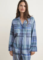 Printed Pyjama Shirt With Piping