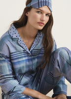 Printed Pyjama Shirt With Piping