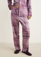 Printed Pyjama Trousers With Piping