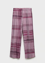 Printed Pyjama Trousers With Piping