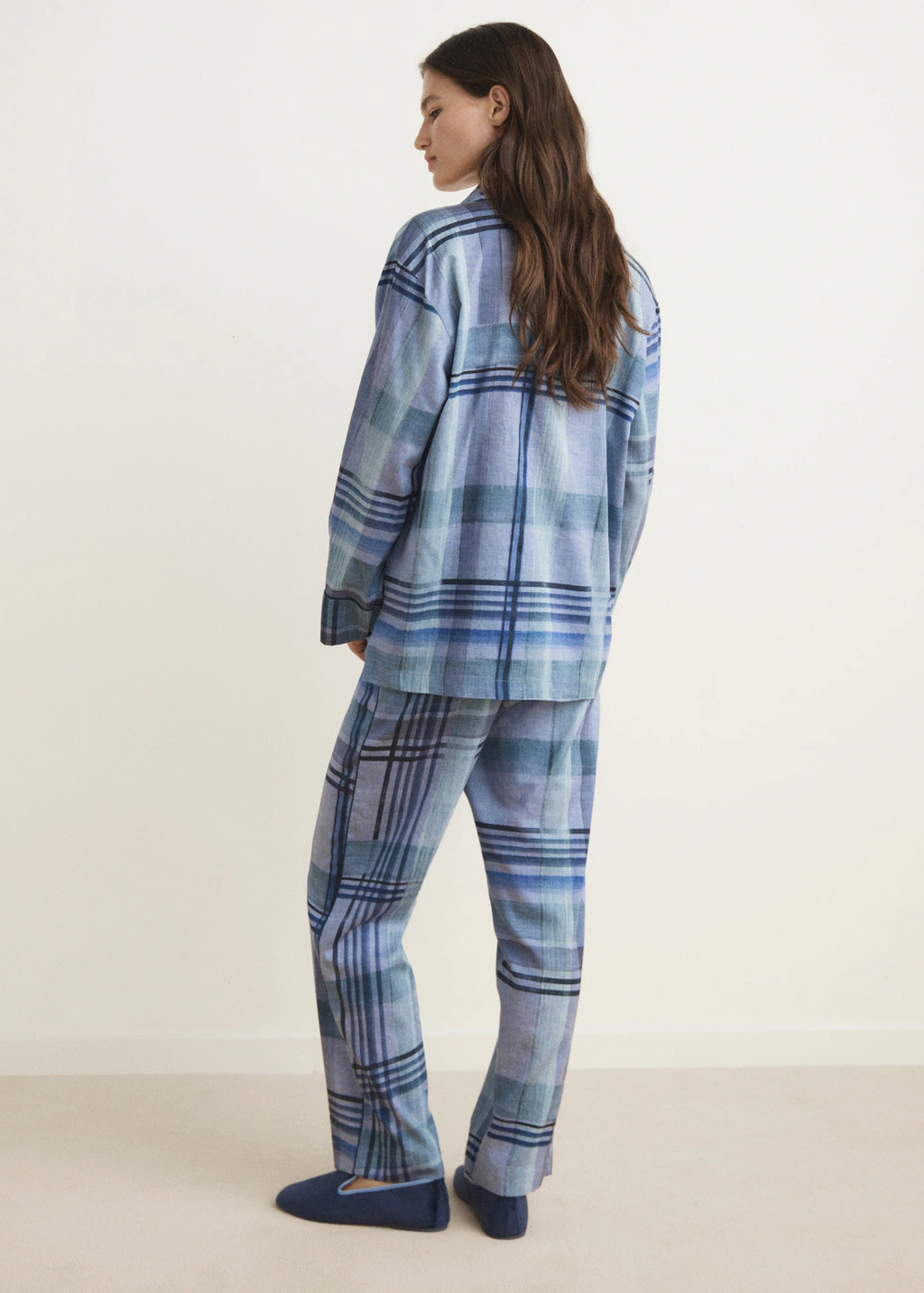 Printed Pyjama Trousers With Piping