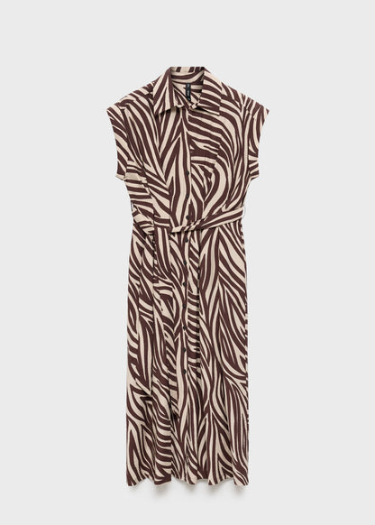 Printed Shirt Dress