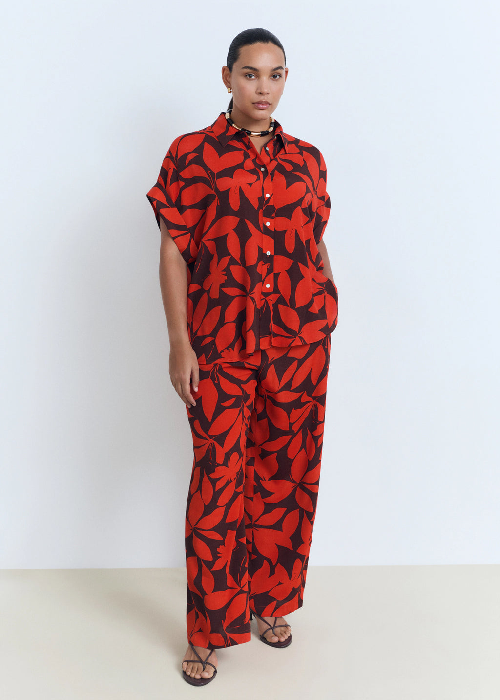 Printed Short Sleeved Shirt