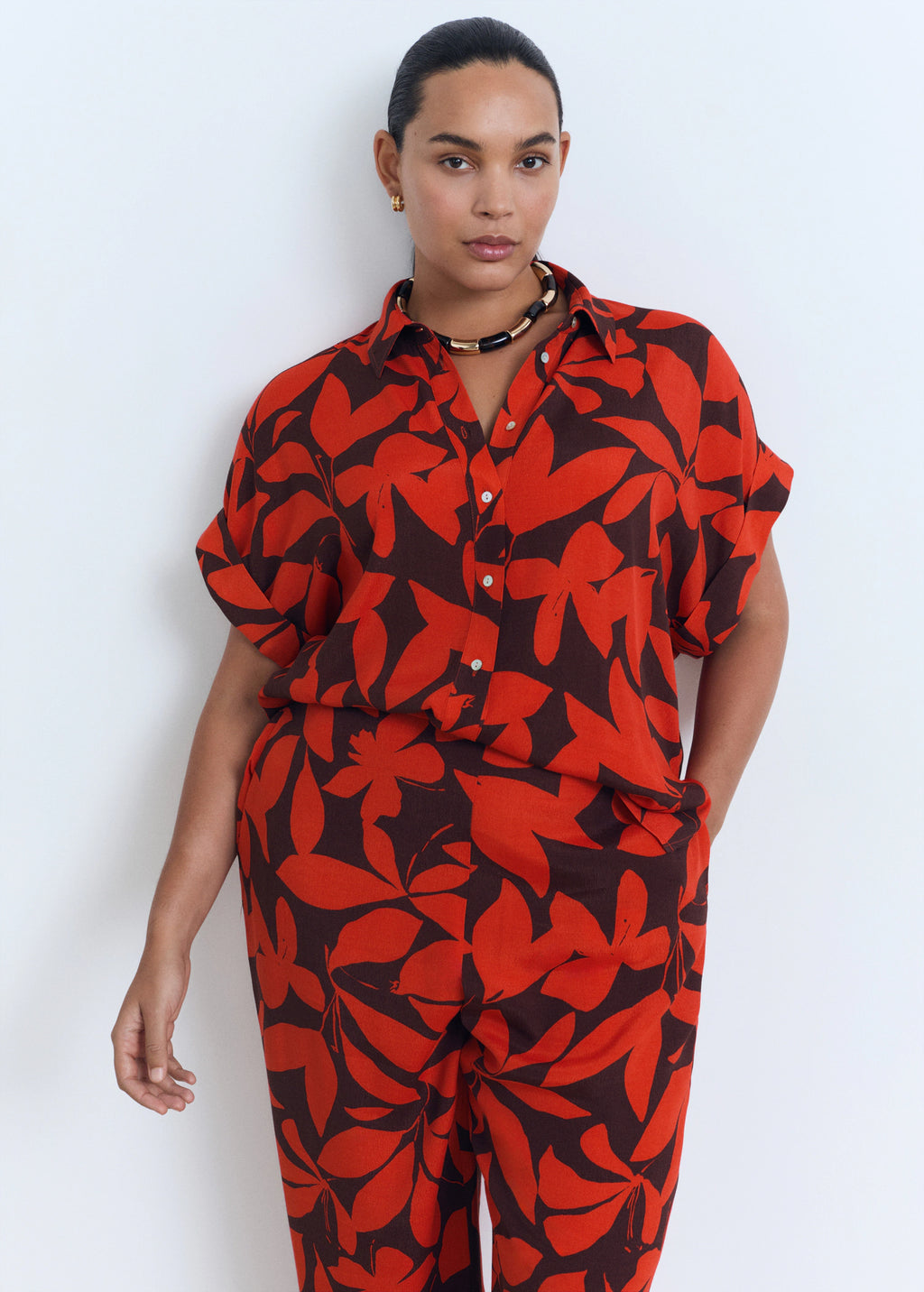 Printed Short Sleeved Shirt