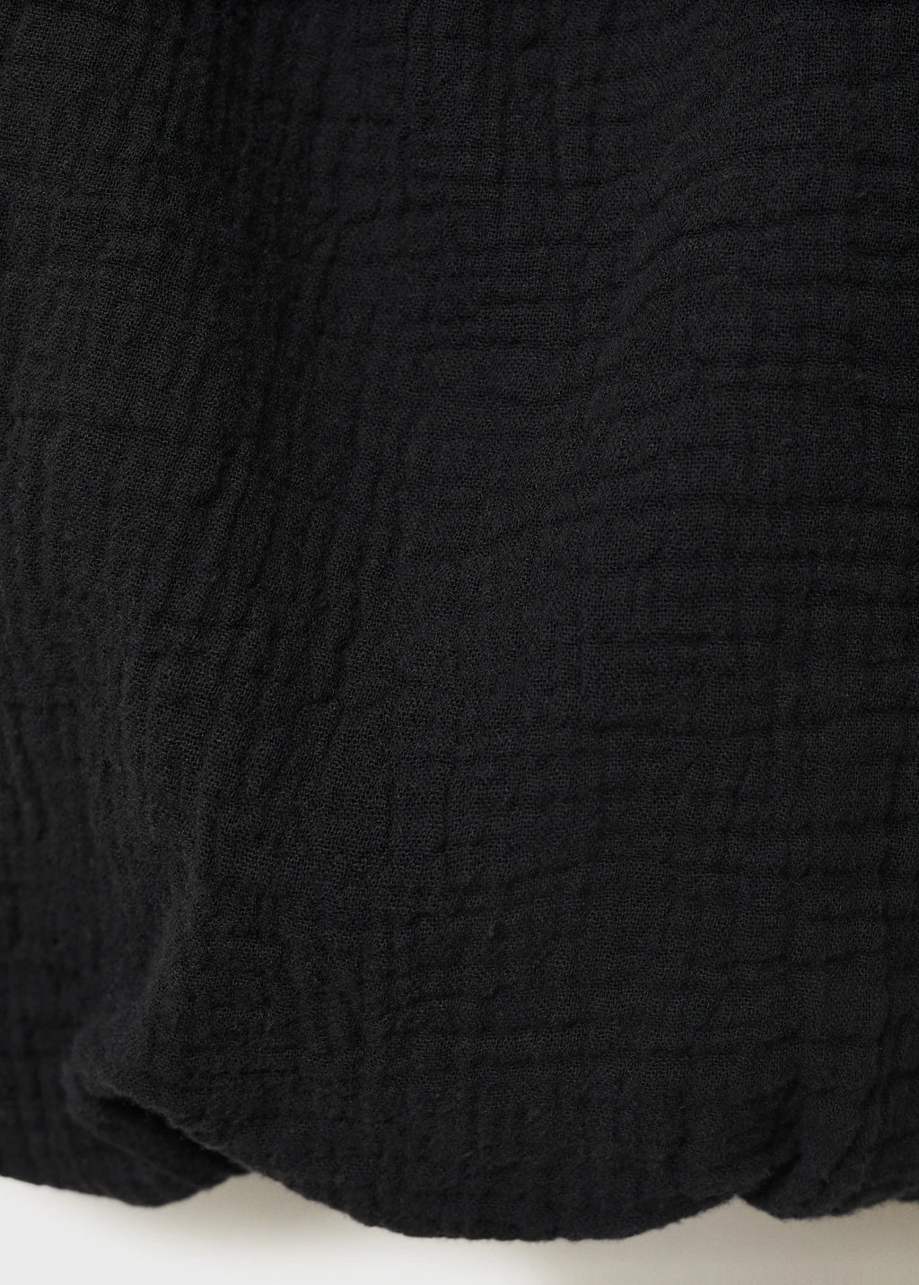 Puffed Sleeves Cotton Blouse