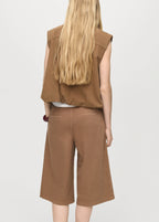 Puffer Denim Waistcoat