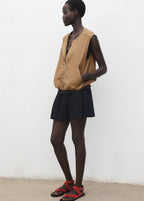 Puffer Denim Waistcoat