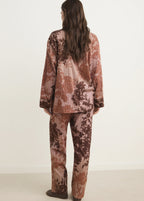 Pyjama Bottoms With Blurred Print