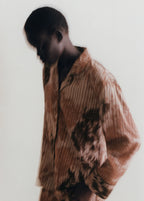 Pyjama Shirt With Blurred Print