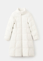 Quilted Anorak With Combined Fabrics