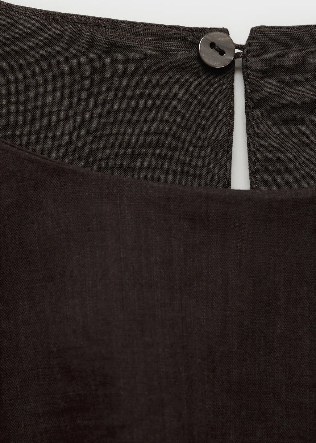 Ramie Cropped Balloon Blouse