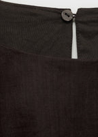 Ramie Cropped Balloon Blouse