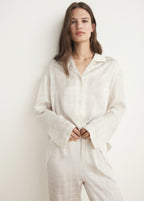 Rayon Check Pyjama Top