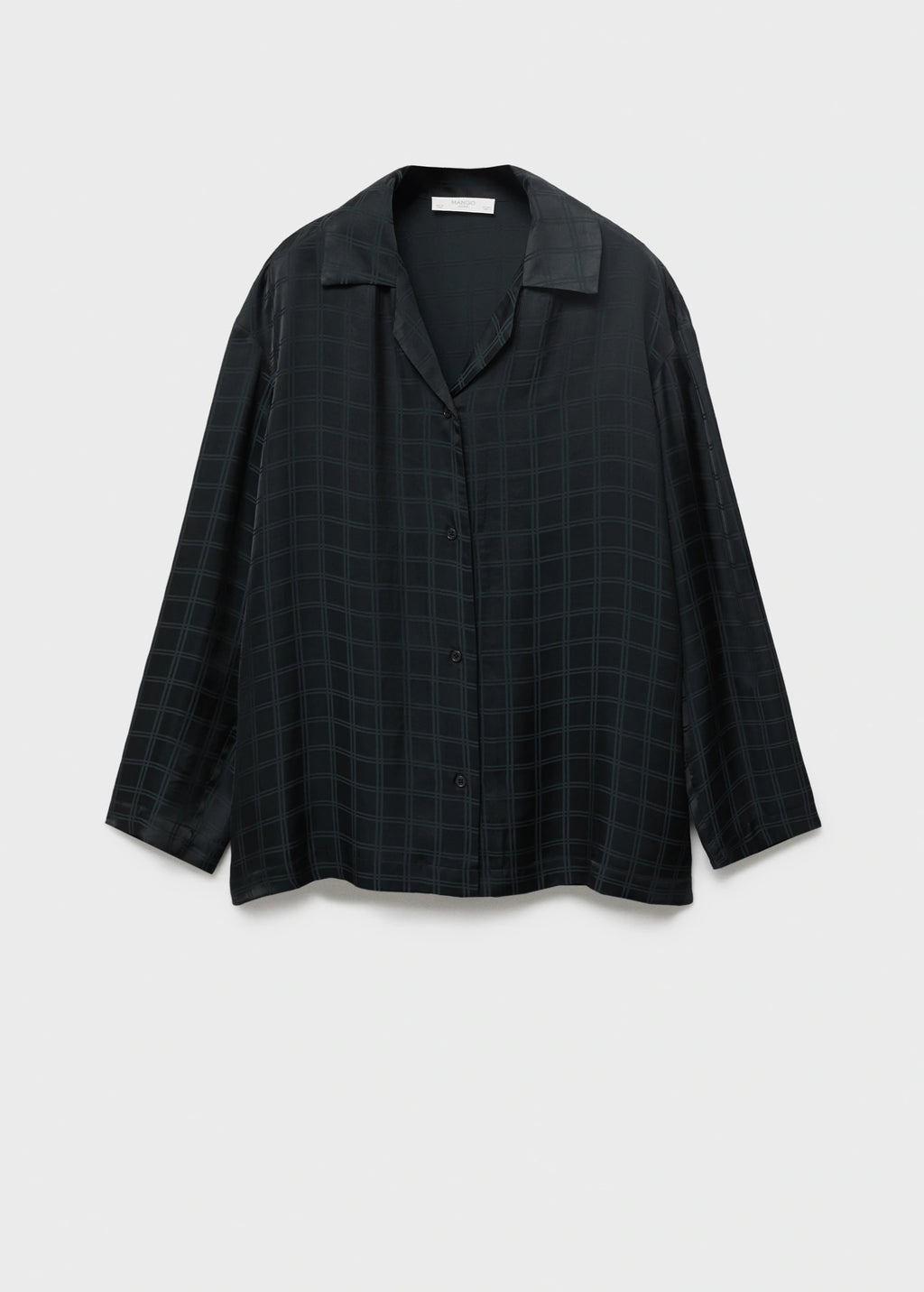 Rayon Check Pyjama Top