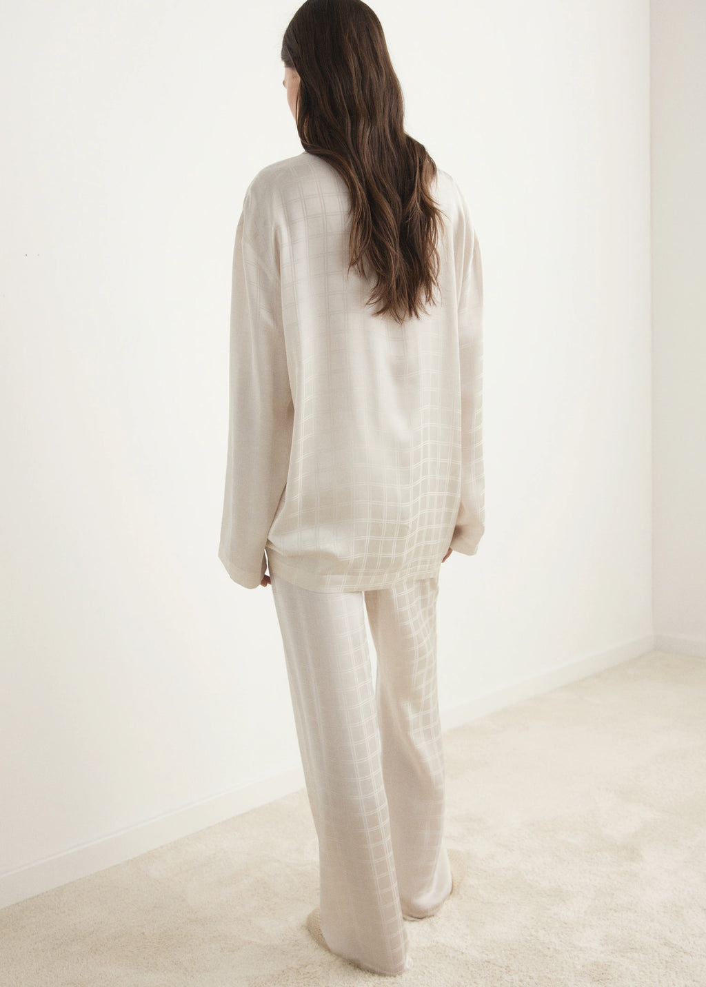 Rayon Check Pyjama Trousers