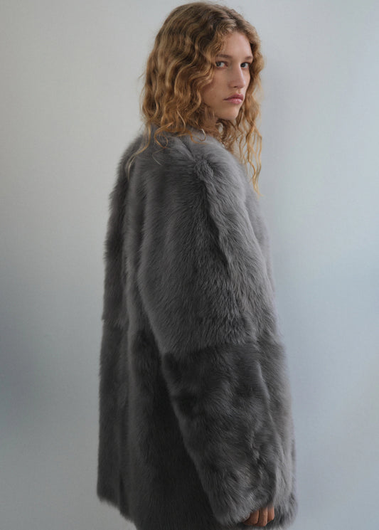 Reversible Fur Coat