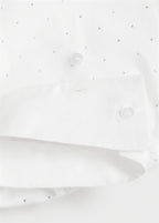 Rhinestone Cropped Shirt