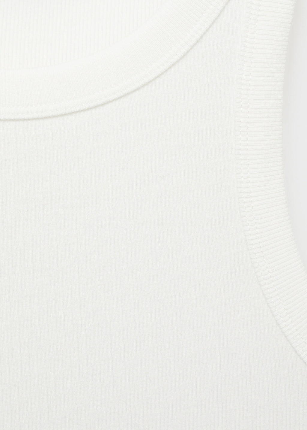 Ribbed Cotton Blend Top