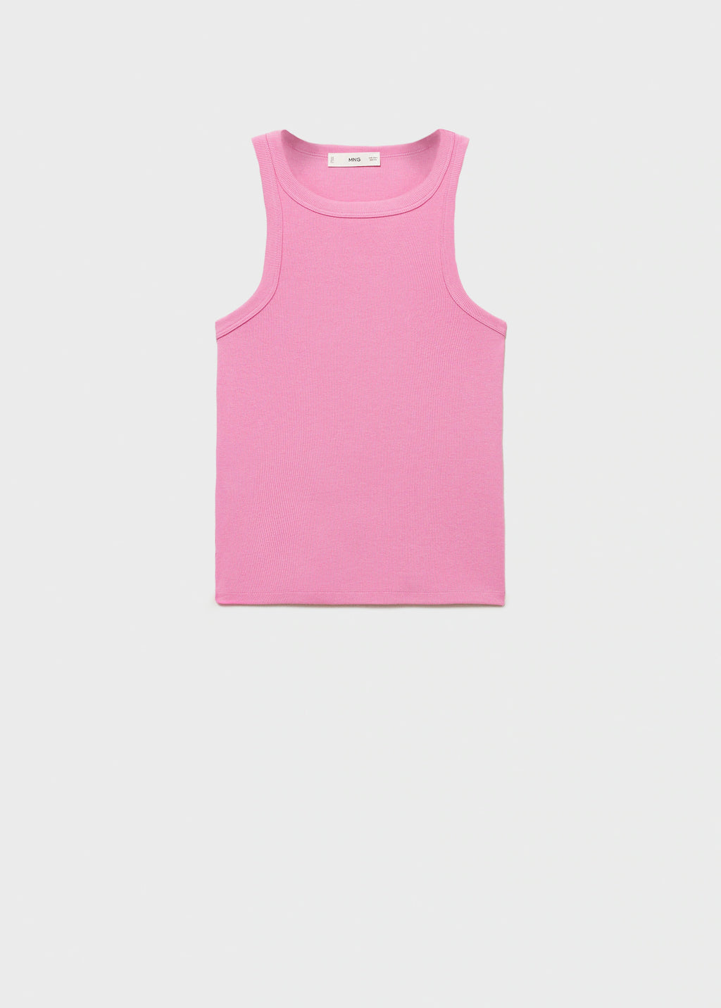 Ribbed Cotton Blend Top