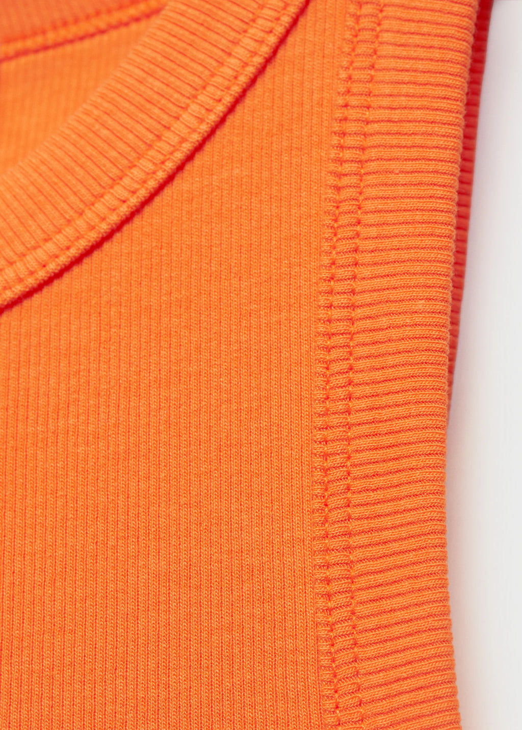 Ribbed Cotton Blend Top