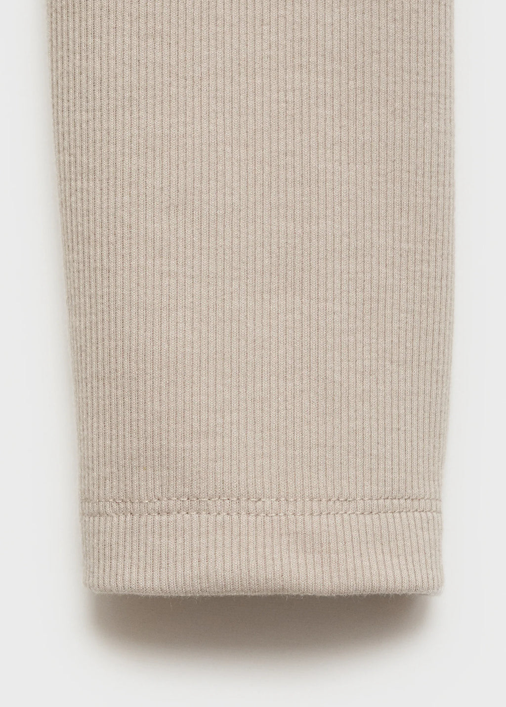 Ribbed Knit Button Down T Shirt